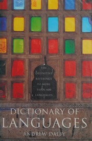 Cover of edition dictionaryoflang0000dalb_o3k6