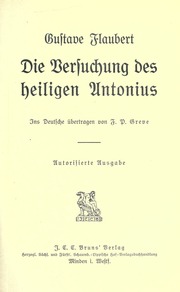 Cover of edition dieversuchungdes00flauuoft
