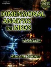 Cover of edition dimensionalanaly00anna