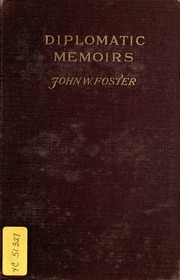 Cover of edition diplomaticmem01fostrich