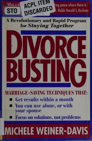 Cover of edition divorcebustingre0000wein