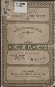 Cover of edition dogofflanders00ouid_0