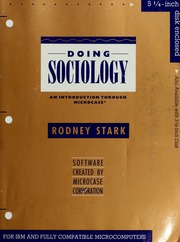 Cover of edition doingsociologyin00star