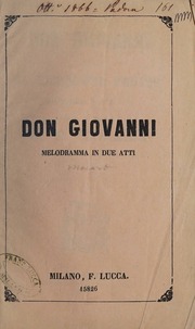 Cover of edition dongiovanniossia00dapo_6