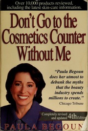 Cover of edition dontgotocosmetic1998bego