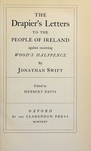 Cover of edition drapiersletterst0000swif