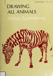 Cover of edition drawingallanimal00zaid