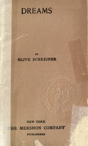 Cover of edition dreamssc00schruoft