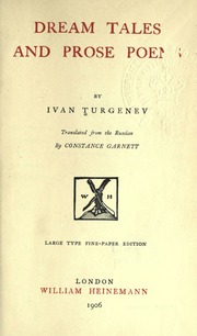 Cover of edition dreamtalesprosep00turguoft
