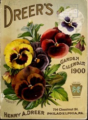 Cover of edition dreersgardencale1900henr