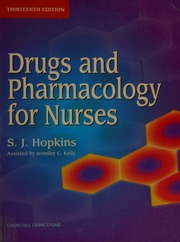 Cover of edition drugspharmacolog0000hopk