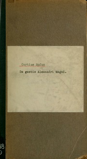 Cover of edition eclogaecurtianae00curtuoft