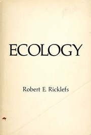 Cover of edition ecology00rickrich