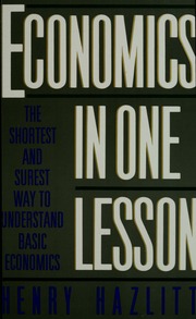 Cover of edition economicsinone00hazl