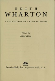 Cover of edition edithwhartoncoll00howe