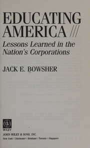 Cover of edition educatingamerica0000bows