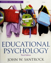 Cover of edition educationalpsych0000sant