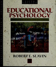 Cover of edition educationalpsych00slav