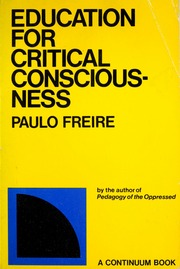 Cover of edition educationforcrit00frei_0