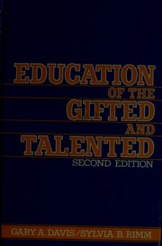 Cover of edition educationofgifte00davi