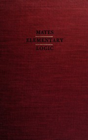 Cover of edition elementarylogic0000mate