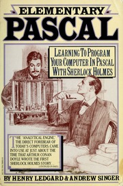 Cover of edition elementarypascal00ledg