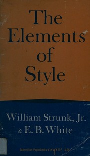 Cover of edition elementsofstyle0000unse_y7h6