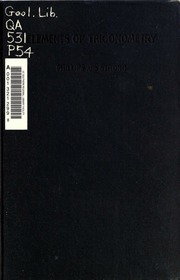 Cover of edition elementstrigonom00philiala
