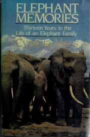 Cover of edition elephantmemories00moss
