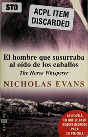 Cover of edition elhombrequesusur00evan