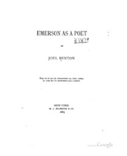 Cover of edition emersonasapoet00kenngoog