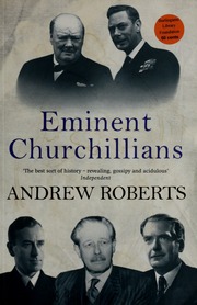 Cover of edition eminentchurchill00robe_0