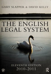 Cover of edition englishlegalsyst0000slap
