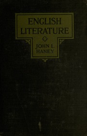Cover of edition englishliteratur00hanerich