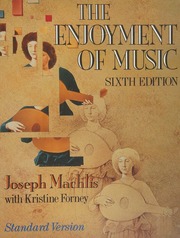 Cover of edition enjoymentofmusic0000mach_d9u1