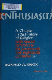 Cover of edition enthusiasmchapte0000knox_t5o8