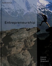 Cover of edition entrepreneurship00hisr_1