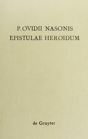 Cover of edition epistulaeheroidu0000ovid