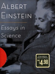 Cover of edition essaysinscience0000eins