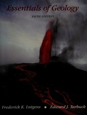 Cover of edition essentialsofgeol0005lutg