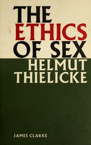 Cover of edition ethicsofsex00thie