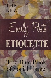 Cover of edition etiquette0000unse