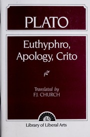 Cover of edition euthyphroapology00plat_0