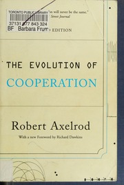 Cover of edition evolutionofcoope0000axel