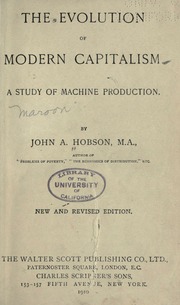 Cover of edition evolutionofmoder00hobsrich