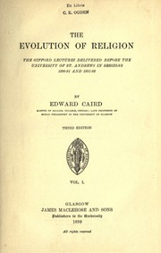Cover of edition evolutionofrelig01cairiala