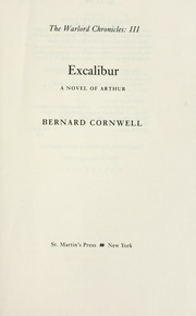 Cover of edition excaliburnovelof00corn