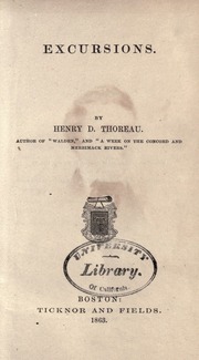 Cover of edition excursionhenry00thorrich