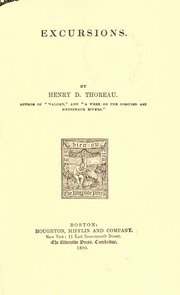 Cover of edition excursions00thoruoft