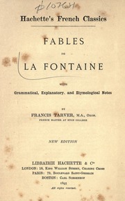 Cover of edition fablesdelafontai00lafoiala